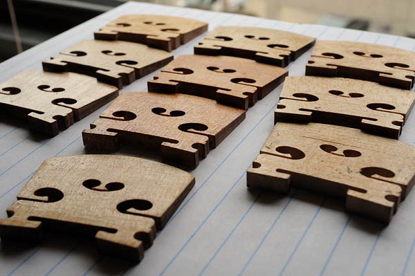 ground tests on violin bridges